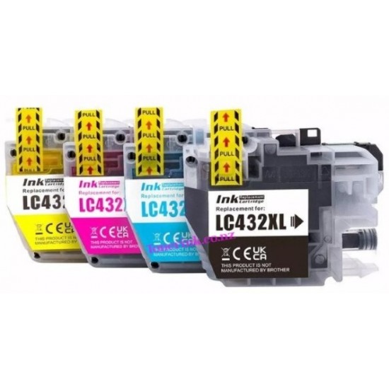 Brother LC432XL Ink Cartridge Yield 3000 Pages for Brother MFCJ5340DW, MFCJ5740DW,MFCJ6540DW, MFCJ6740DW, MFCJ6940DW Compatible Brother LC432XL Ink Cartridge Yield 3000 Pages for Brother MFCJ5340DW, MFCJ5740DW,MFCJ6540DW, MFCJ6740DW, MFCJ6940DW Compatible