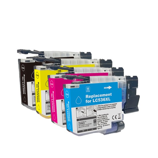 Brother LC536XL ink cartridge full set compatible