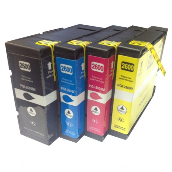 Canon PGi2600 XL Ink Cartridge Compatible BK+C+M+Y Full Set Canon PGi2600 XL Ink Cartridge Compatible BK+C+M+Y Full Set