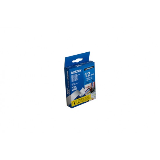 Brother 12mm White Text On Blue Tape - 8 metres Tonerink Brand Tonerink Brand Brother 12mm White Text On Blue Tape - 8 metres Tonerink Brand Tonerink Brand
