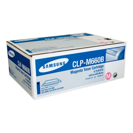Samsung CLP-610 / CLP-660 / CLX-6210FX Magenta Toner Cartridge - 5,000 pages @ 5% Samsung CLP-610 / CLP-660 / CLX-6210FX Magenta Toner Cartridge - 5,000 pages @ 5%