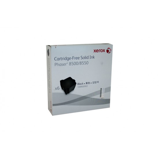 Xerox Phaser 8500 / 8550 Black Ink Sticks - 6 Pack - 6,000 pages Xerox Phaser 8500 / 8550 Black Ink Sticks - 6 Pack - 6,000 pages
