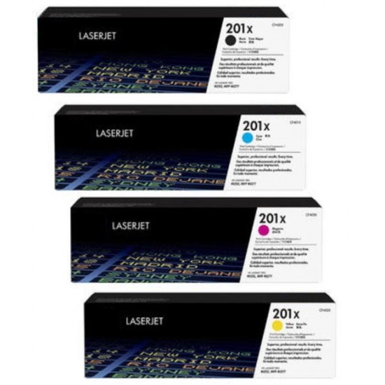  Compatible HP 201X CF400X CF401X CF402X CF403X Toner Cartridge