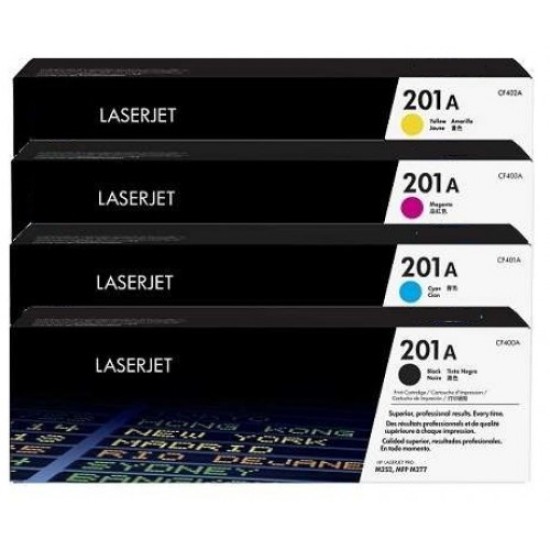 HP 201A CF400A+CF401A+CF402A+CF403A Full Set Toner Cartridge Tonerink brand HP 201A CF400A+CF401A+CF402A+CF403A Full Set Toner Cartridge Tonerink brand