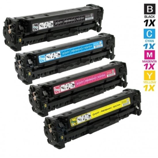TonerInk Compatible HP 201X CF400X+CF401X+CF402X+CF403X Toner Cartridge Full Set TonerInk Compatible HP 201X CF400X+CF401X+CF402X+CF403X Toner Cartridge Full Set