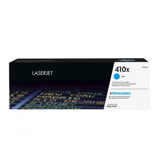 Compatible HP 410X CF411X High Yield Cyan Toner Cartridge Compatible HP 410X CF411X High Yield Cyan Toner Cartridge