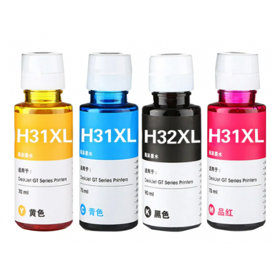 Compatible HP30L HP31 (HP30) Ink Bottle (Full Set) Compatible HP30L HP31 (HP30) Ink Bottle (Full Set)