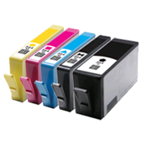 HP 564XL Ink Cartridge BK+PBK+C+Y+M Compatible HP 564XL Ink Cartridge BK+PBK+C+Y+M Compatible