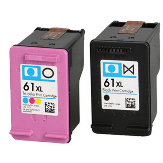 HP 61XL BK+TriColor Compatible FullSet Ink Cartridge HP 61XL BK+TriColor Compatible FullSet Ink Cartridge