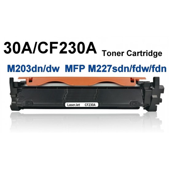 Compatible HP 30A / CF230A Toner Cartridge without smart chip Compatible HP 30A / CF230A Toner Cartridge without smart chip