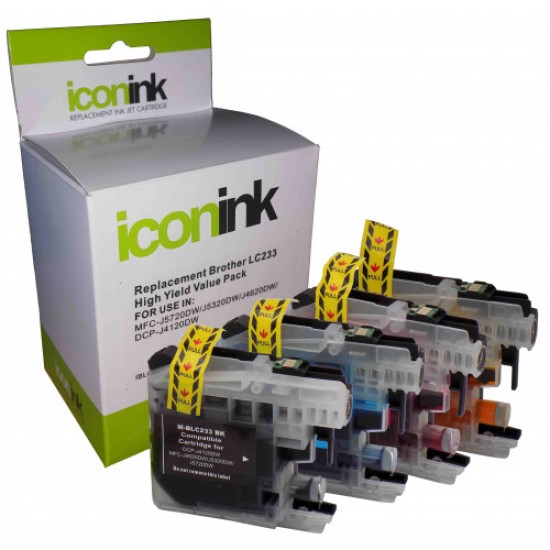Brother LC233/LC231 Ink Cartridge Value Pack Compatible Brother LC233/LC231 Ink Cartridge Value Pack Compatible