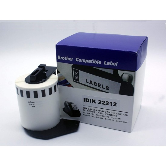 Brother DK22212 White Roll Brother DK22212 White Roll