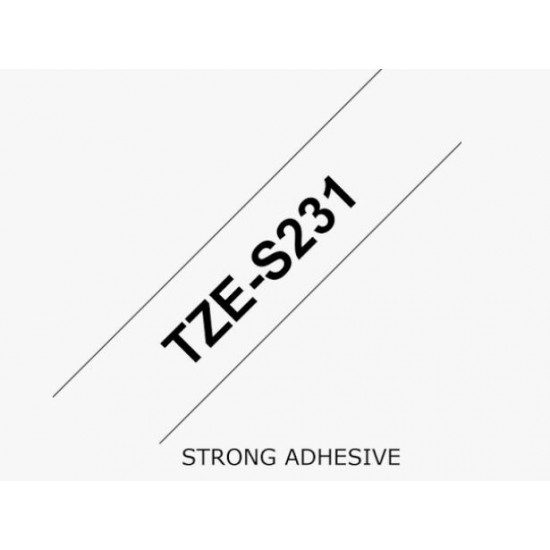 Brother TZeS231 Labelling Tape compatible Brother TZeS231 Labelling Tape compatible