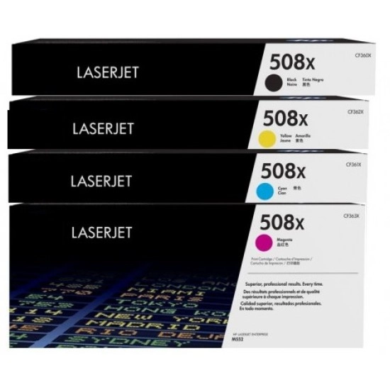 Compatible HP 508X CF360X CF361X CF362X CF363X toner cartridge Compatible HP 508X CF360X CF361X CF362X CF363X toner cartridge