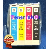 Epson 73N Ink Cartridge Compatible BK+C+M+Y